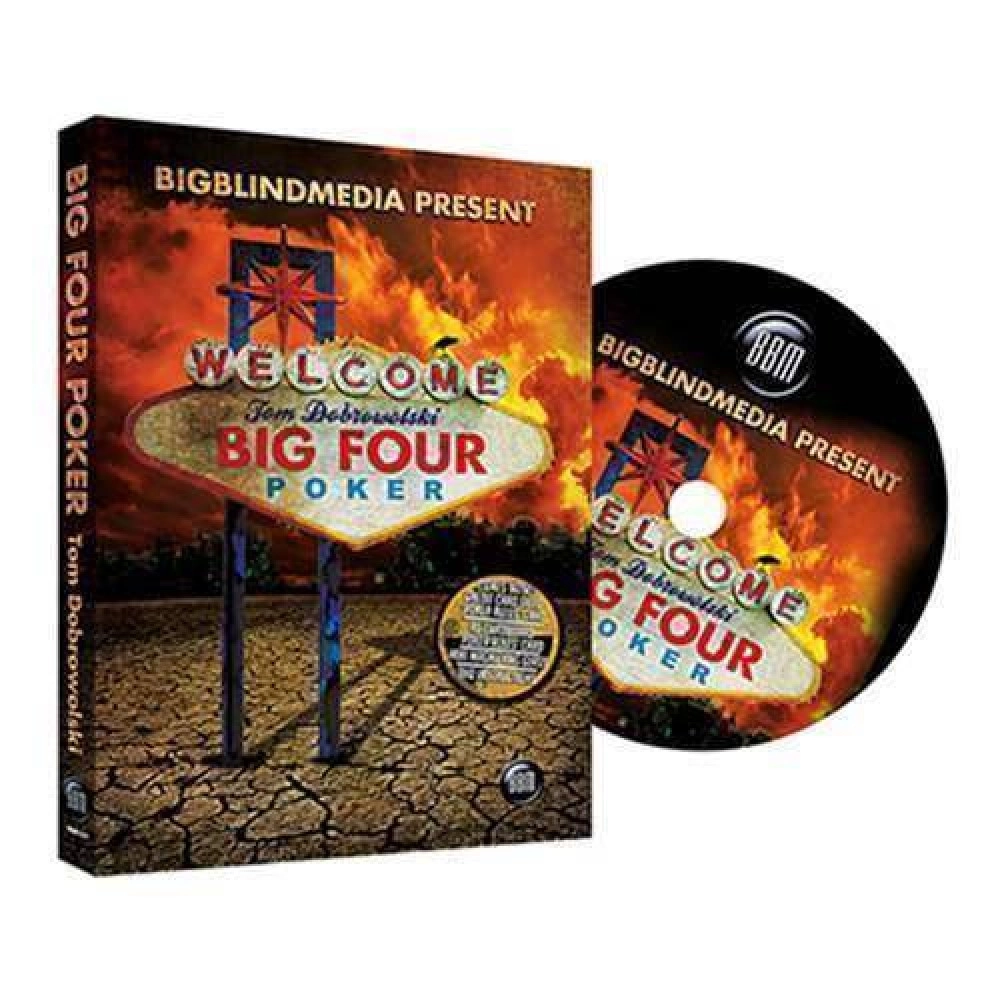 Big Four Poker  by Tom Dobrowolski and Big Blind Media - DVD and Gimmick