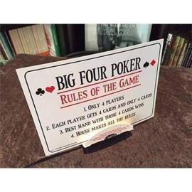 Big Four Poker  by Tom Dobrowolski and Big Blind Media - DVD and Gimmick