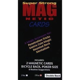 Magnetic Card - Bicycle Cards (2 Per Package) Double Back Blue by Chazpro Magic