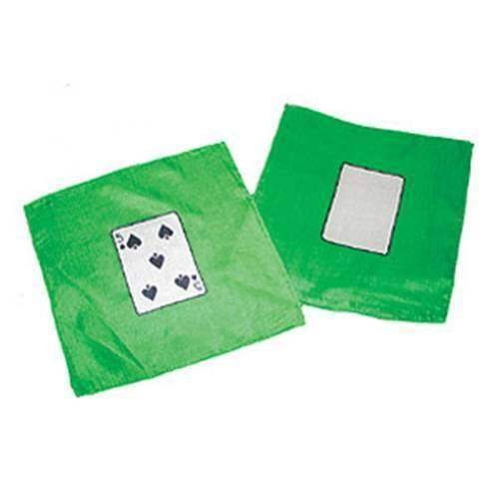 Mini card silk - 20 x 20 cm - 5 Pik und eine weiße Karte