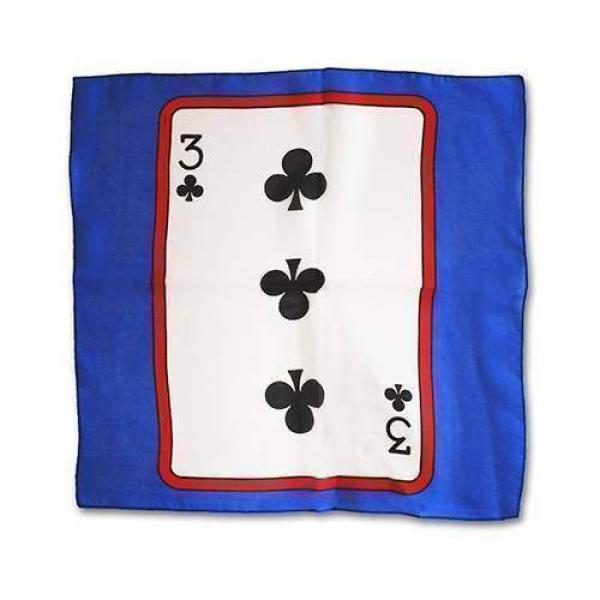 Sitta Card Silk - Blue - 30 cm - 3 of Clubs