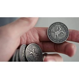 1902 Antique silver finish coins ( Half Dollar) by Ellusionist 