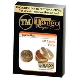 Boston Coin Box Brass (50 cents Euro) by Tango - Trick (B0006)