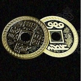 Chinese Flipper Coin - Half Dollar Size 