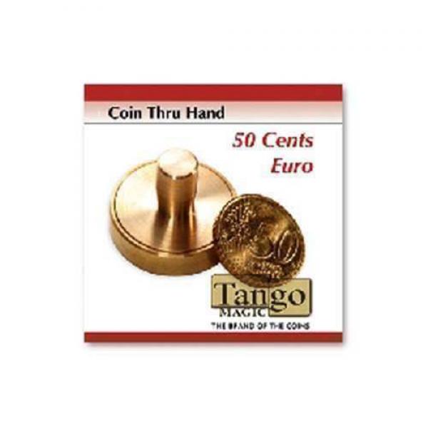 Coin thru Hand by Tango Magic - 50 cents Euro