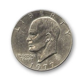 Eisenhower Dollar (Single Coin Ungimmicked)