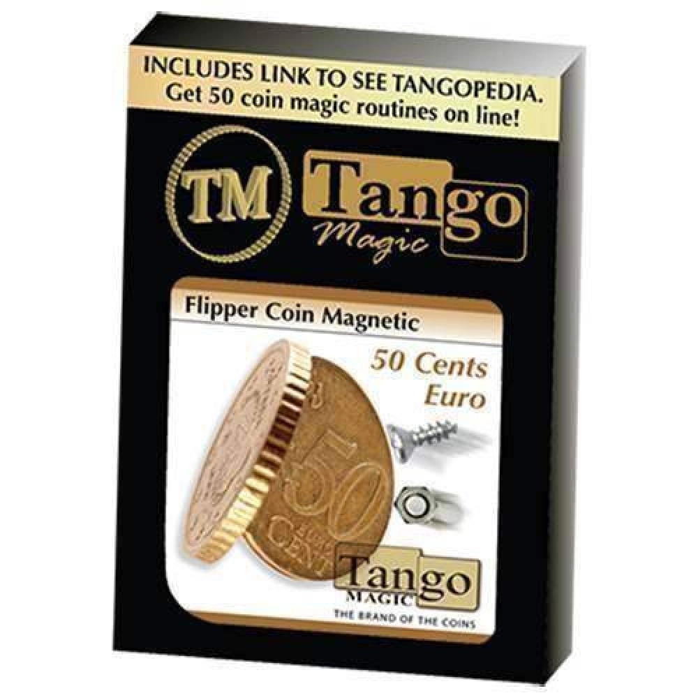 Flipper Coin Magnetic 50 Cent Euro by Tango