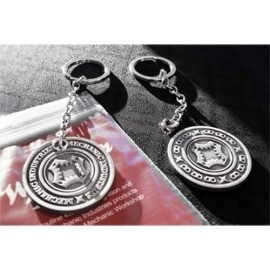 Ignition (Gun Metal Keyring + gimmick) by Mechanic Industries 