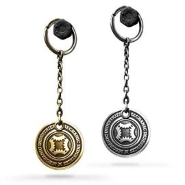 Ignition (Gun Metal Keyring + gimmick) by Mechanic Industries 
