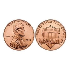 U.S. Penny ungimmicked - single piece