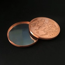 Shimmed Expanded Shell (Queen Victoria Ancient Coin, Tail, Copper)