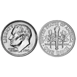 U.S. Dimes ungimmicked - single piece