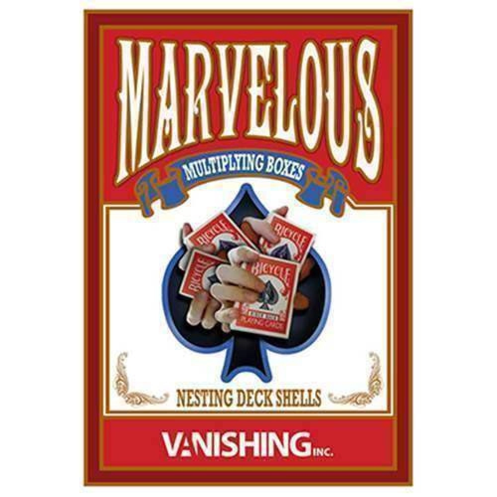 Marvelous Multiplying Card Boxes (Gimmick and DVD) by Matthew Wright and Vanishing Inc