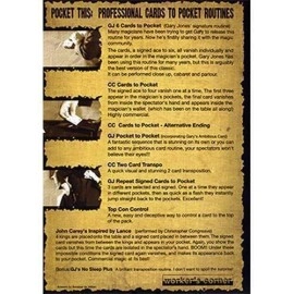 Pocket This - Christopher Congreave & Gary Jones - DVD