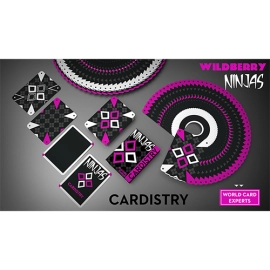 Spielkarten Cardistry Ninja Wildberry by De'vo vom Schattenreich and Handlordz