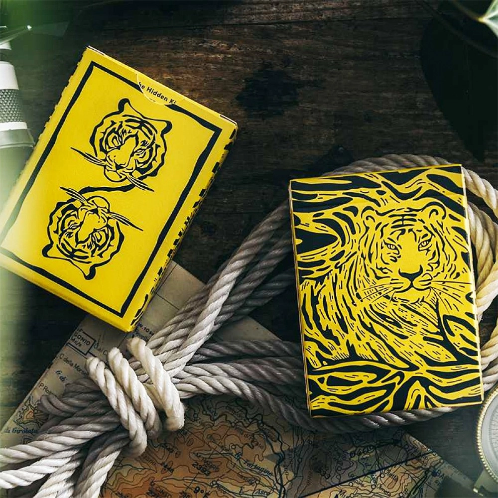 Spielkarten The Hidden King Playing Cards - Yellow by BOMBMAGIC