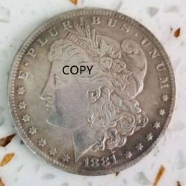 1881-American S Morgan Coin Replica One Dollar Commemorative Coin Collection