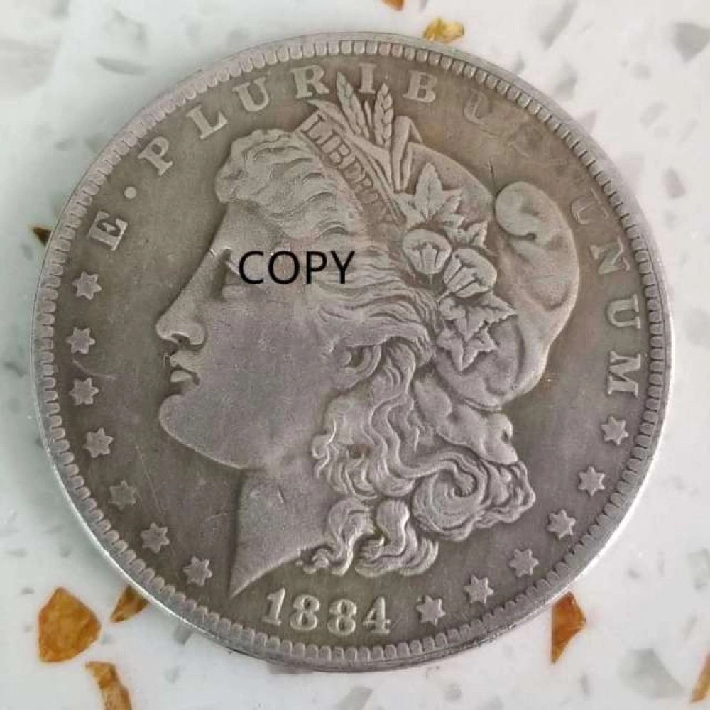 1883-American S Morgan Coin Replica One Dollar Commemorative Coin Collection