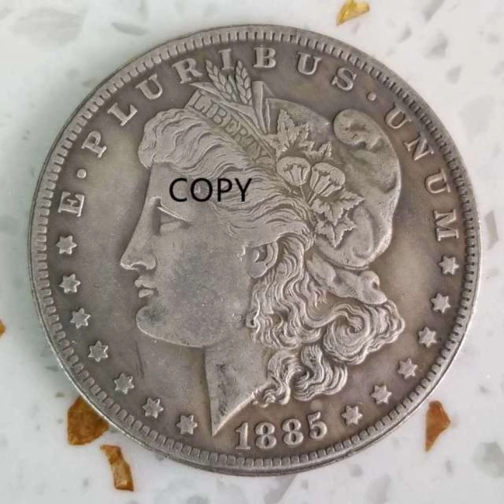 1885-American S Morgan Coin Replica One Dollar Commemorative Coin Collection