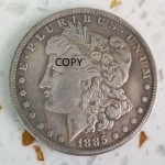 1885-American S Morgan Coin Replica One Dollar Commemorative Coin Collection