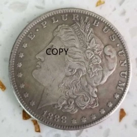 1888-American S Morgan Coin Replica One Dollar Commemorative Coin Collection