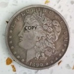 1890-American S Morgan Coin Replica One Dollar Commemorative Coin Collection