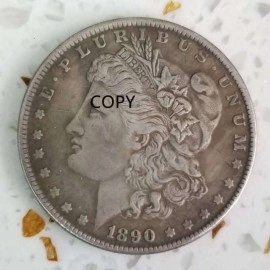 1890-American S Morgan Coin Replica One Dollar Commemorative Coin Collection