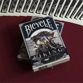 Spielkarten Bicycle Viking Blizzard Wing Deck by Crooked Kings Cards