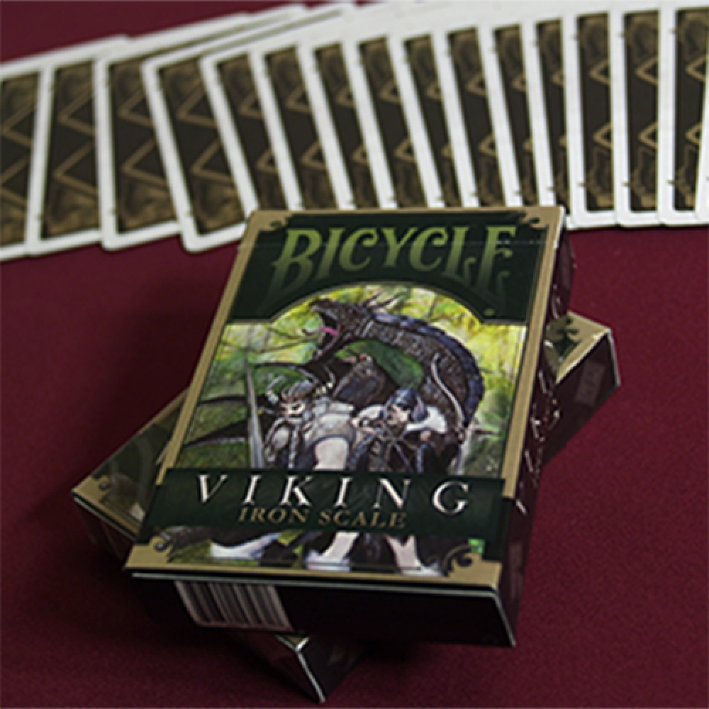 Spielkarten Bicycle Viking Iron Scale Deck by Crooked Kings Cards