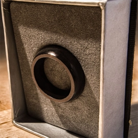 Kinetic PK Ring (Black) Curved size 11 by Jim Trainer