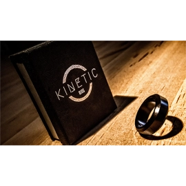 Kinetic PK Ring (Black) Beveled size 10 by Jim Trainer