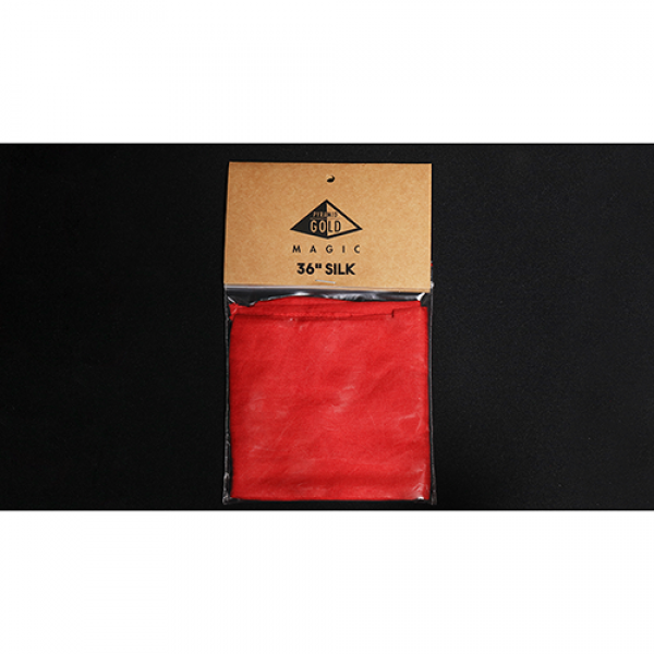 Silk 90 cm (Bright Red) by Pyramid Gold Magic