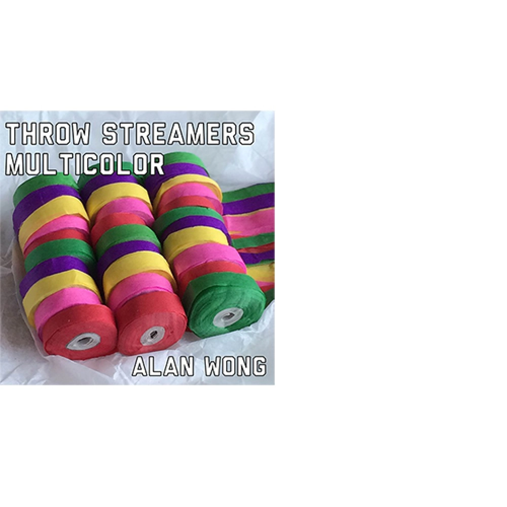 Throw Streamers Multi (30 Head / 10 pk.) by Alan Wong