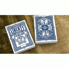 Spielkarten Liberty Playing Cards (Blue) by Jackson Robinson and Gamblers Warehouse