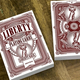 Spielkarten Liberty Playing Cards (Red) by Jackson Robinson and Gamblers Warehouse
