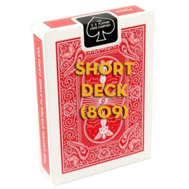 Spielkarten Short Bicycle Mandolin Deck 809 (Red)