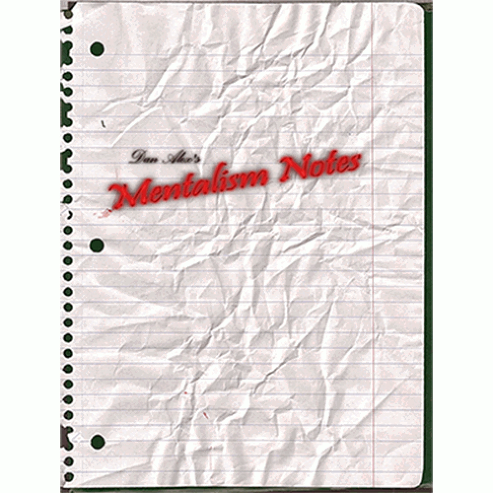 Mentalism Notes by Dan Alex - eBook DOWNLOAD