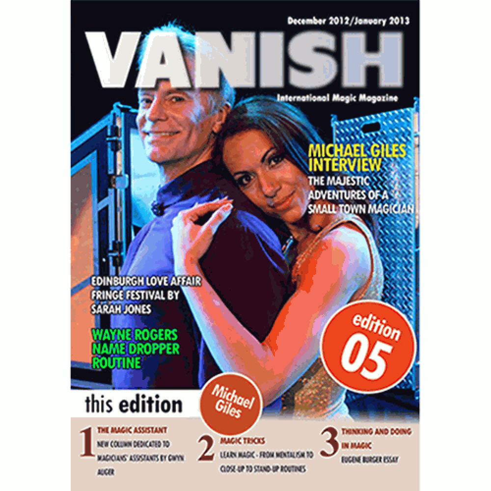 VANISH Magazine December 2012/January 2013 - Michael Giles eBook DOWNLOAD