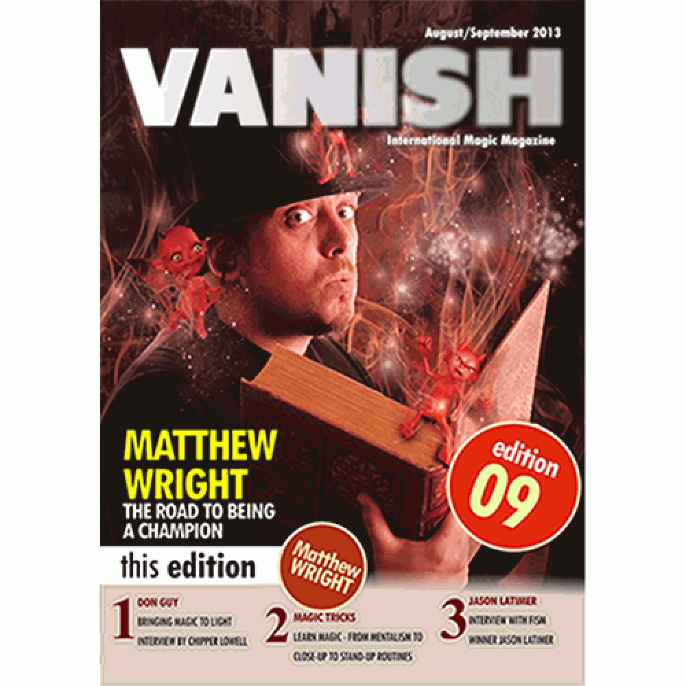 VANISH Magazine August/September 2013 - Matthew Wright eBook DOWNLOAD