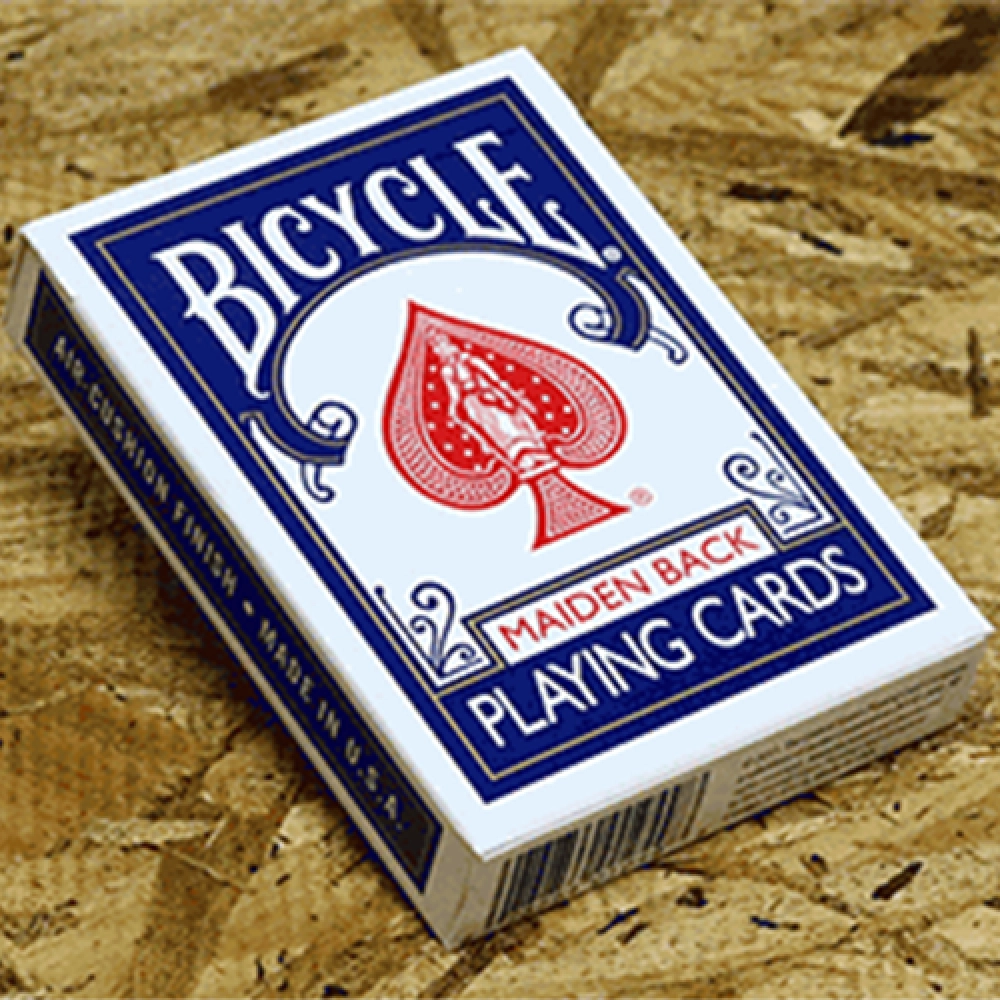 Spielkarten Bicycle Maiden Back (Blue) by US Playing Card Co