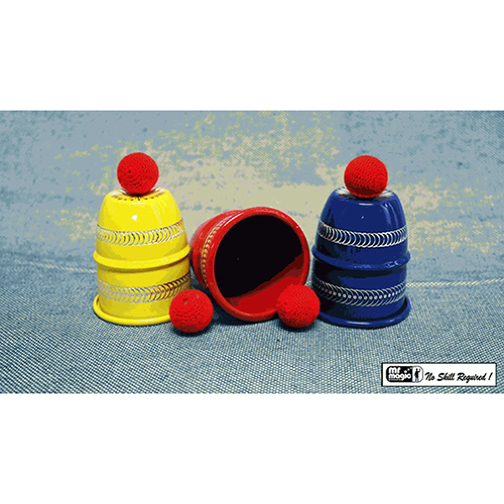 Cups and Balls 3 Color (Diamond Cut) by Mr Magic