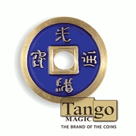 Dollar Size Chinese Coin (Blue) by Tango (CH030)