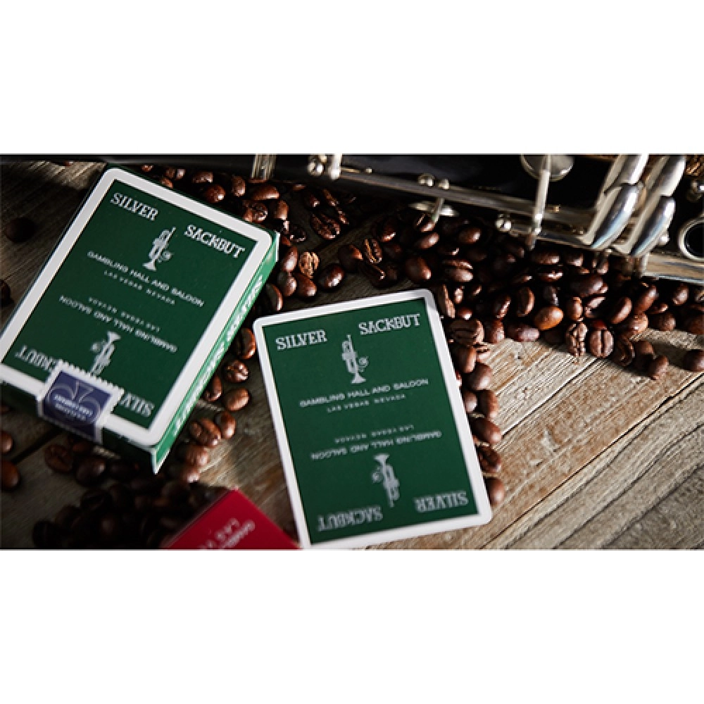 Spielkarten Silver Sackbut Playing Cards (Green)