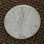 Walking Liberty Half Dollar Single Coin (1943 - Ungimmicked)