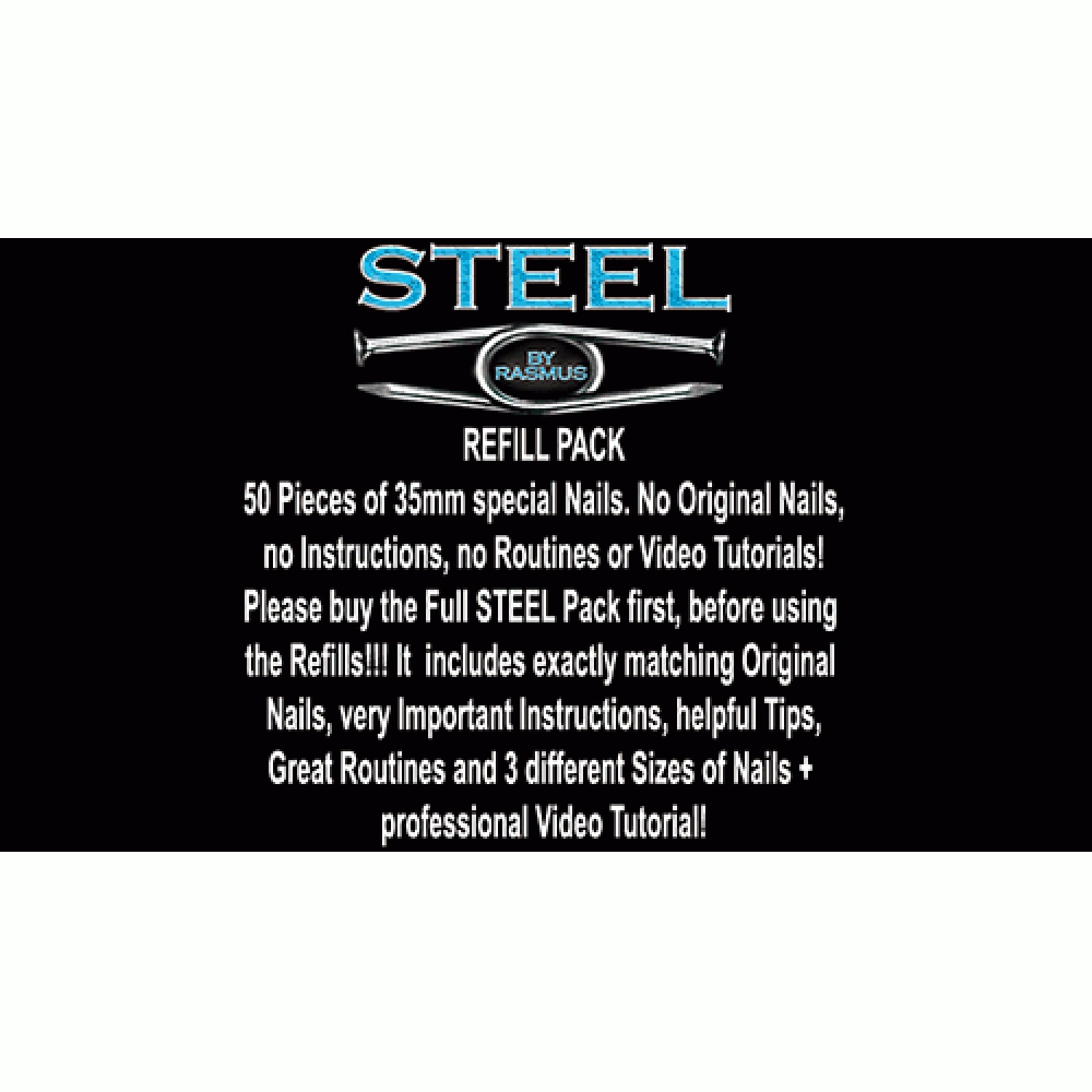 STEEL Refill Nails 50 ct. (35 mm) by Rasmus