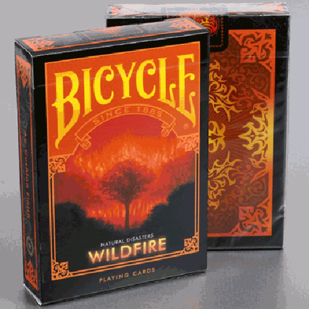 Spielkarten Bicycle Natural Disasters "Wildfire" Playing Cards by Collectable Playing Cards
