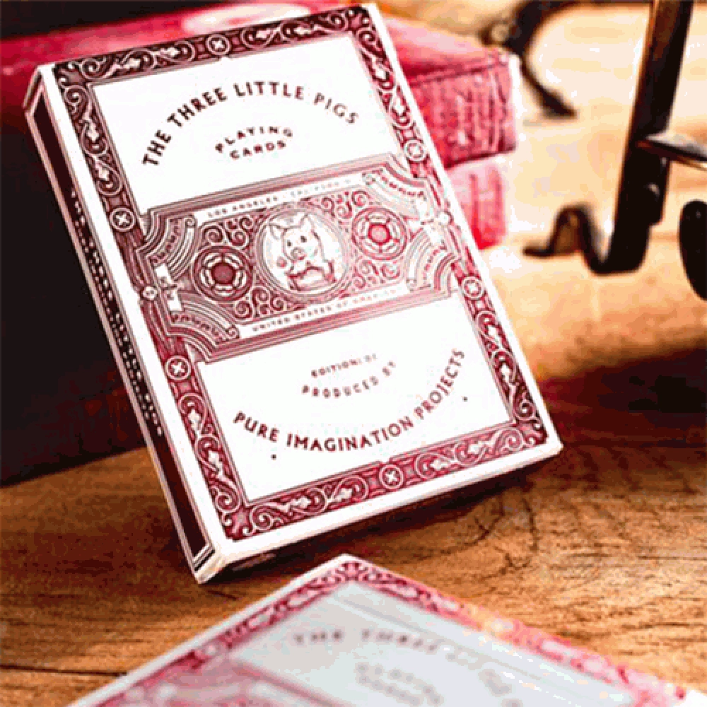 Spielkarten The Three Little Pigs Playing Cards by Pure Imagination Projects