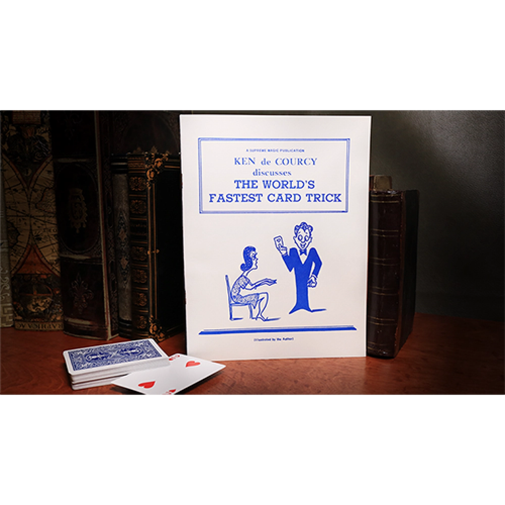 The World's Fastest Card Trick by Ken de Courcy - Book