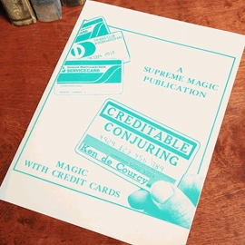 Creditable Conjuring by Ken de Courcy - Book