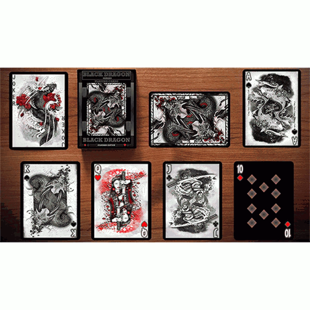 Spielkarten Black Dragon Series Playing Cards (Standard Edition) by Craig Maidment